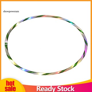 Spm ฮูลาฮูปลดน้ําหนัก 24 LED 90 ซม. หลากสี สําหรับออกกําลังกาย เล่นกีฬา