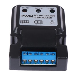 ตัวควบคุม Pwm อัตโนมัติ 6V 12V 10A สําหรับแผงพลังงานแสงอาทิตย์ ชาร์จแบตเตอรี่ 1 ชิ้น