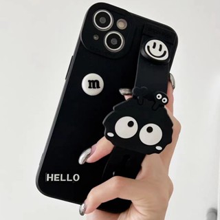 เคสโทรศัพท์มือถือ ลายดอกไม้ สีดํา พร้อมสายคล้องมือ สําหรับ Huawei P60 P50 P40 Lite Nova 11 10 Pro 8 9 6 SE 7i 8i Y61 Y90 Y70 5T Y7A Y9 Prime