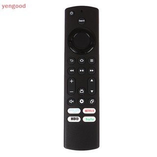 (YGD) L5b83g รีโมตควบคุมด้วยเสียง สําหรับสมาร์ททีวี Insignia Toshiba And Pioneer Smart TV พร้อมชอร์ตคัท 4 ตัว Prime Video Netflix Disney Hulu