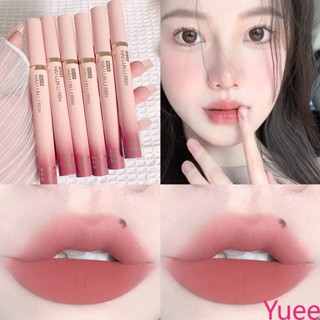 Hllr Lip Glaze Matte Surface ไม่ใช่เรื่องง่ายที่จะติดถ้วย Student Cheap Lip Gloss เครื่องสำอางค์ลิปสติก yuee