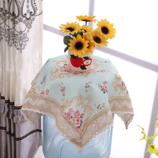 [Tablecloth] ผ้าคลุมโต๊ะข้างเตียง ผ้าขนหนู กันลื่น ป้องกันฝุ่น สไตล์ยุโรป ระดับไฮเอนด์