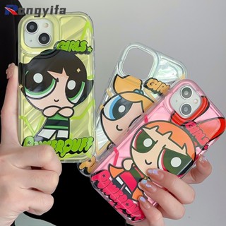 เคสโทรศัพท์มือถือ TPU นิ่ม ป้องกันเลนส์ ลายการ์ตูน Powerpuff Girls สําหรับ Huawei P60 Art P60 Pro P50E P50 P40 Pro Mate 50E 50 Pro 40 30 Pro