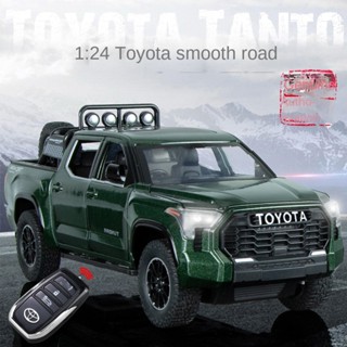 โมเดลรถปิ๊กอัพ Zhiguan World ขนาด 1:24 ของเล่นสําหรับเด็ก Toyota Tanto Off-Road