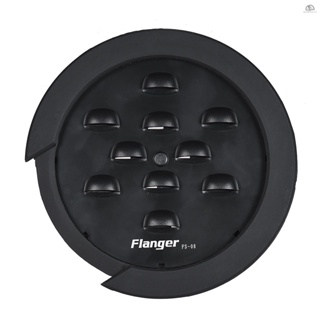 Snyq Flanger FS-08 ฝาครอบช่องเสียงกีตาร์ สีดํา สําหรับกีตาร์อะคูสติก EQ