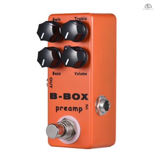 Snyq MOSKYAudio B-Box แป้นเหยียบเอฟเฟคกีตาร์ไฟฟ้า แบบโลหะ