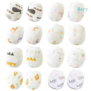 ผ้าโพกหัว ผ้าฝ้าย แบบนิ่ม พิมพ์ลายการ์ตูน Mary Baby ป้องกันรอยขีดข่วน สวมใส่สบาย สําหรับเด็ก