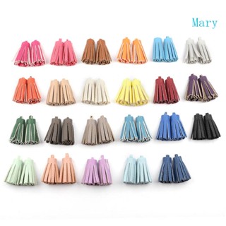 Mary พู่ห้อยกระเป๋า หนัง PU 23 สี สําหรับผู้หญิง