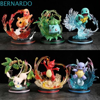 Bernardo โมเดลฟิกเกอร์โปเกม่อน Blastoise Mewtwo Bulbasaur ของขวัญวันเกิด ของเล่นสําหรับเด็ก