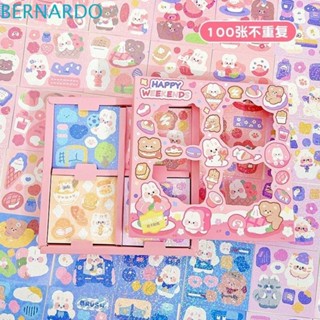 Bernardo สติกเกอร์ พวงกุญแจ Diy กันน้ํา สําหรับตกแต่งสมุดทํามือ
