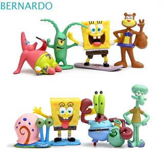 Bernardo โมเดลฟิกเกอร์ PVC รูปการ์ตูนปู ปลาหมึก สําหรับตกแต่งบ้าน