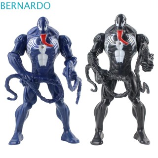 Bernardo Venom โมเดลตุ๊กตามาร์เวล สีดํา ขนาด 16 ซม. ของขวัญ ของเล่นสําหรับเด็ก