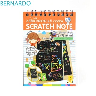 Bernardo หนังสือวาดภาพกราฟฟิตี้ กระดาษขดลวด ของเล่นสําหรับเด็ก