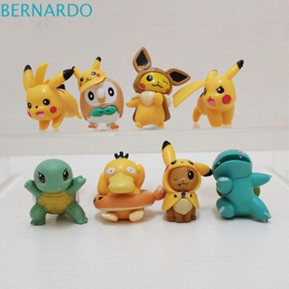 Bernardo โมเดลฟิกเกอร์ปิกาจูน่ารัก เลือดร้อน อะนิเมะ ขนาดเล็ก ของเล่นสําหรับเด็ก