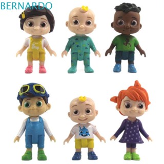 Bernardo โมเดลฟิกเกอร์ Cocomelon JJ Boy 6 ชิ้น ต่อชุด สําหรับเก็บสะสม