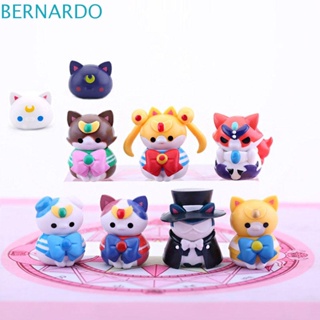 Bernardo โมเดลฟิกเกอร์เซเลอร์มูน ขนาดเล็ก 9 ชิ้น ต่อชุด