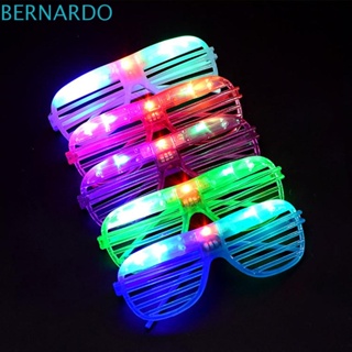 Bernardo แว่นตา LED เรืองแสงในที่มืด 6 สี ของเล่นสําหรับเด็ก