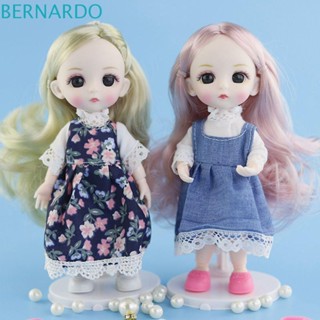 Bernardo BJD ดวงตาตุ๊กตา 3D ผมยาว 16 ซม. อุปกรณ์เสริม สําหรับตุ๊กตา 1/12