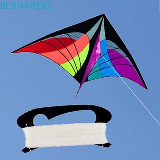 Bernardo ว่าวพลาสติก สีดํา อุปกรณ์เสริม สําหรับเล่นกีฬากลางแจ้ง