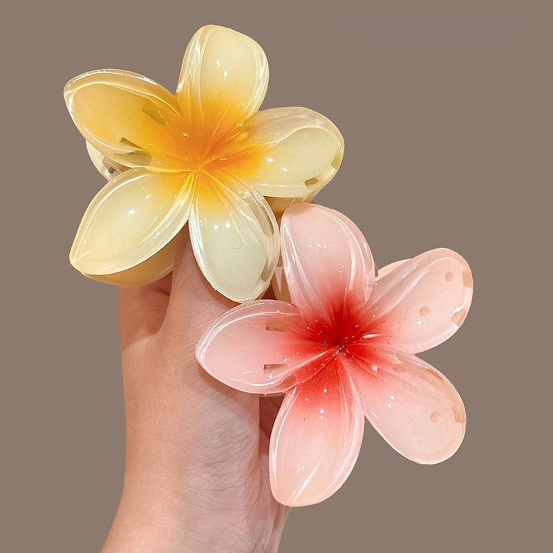 กิ๊บติดผม ลายดอกไม้ เหมาะกับเดินชายหาด อุปกรณ์เสริม สําหรับวันหยุด ราคา ถูกที่สุด ดีลบีเคเค แกลเลอรีภาพที่ 8
