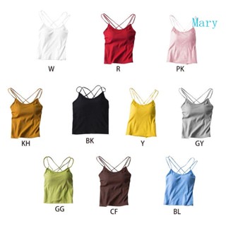 Mary เสื้อกล้าม เข้ารูป สีแคนดี้ เซ็กซี่ แฟชั่นฤดูร้อน สําหรับผู้หญิง