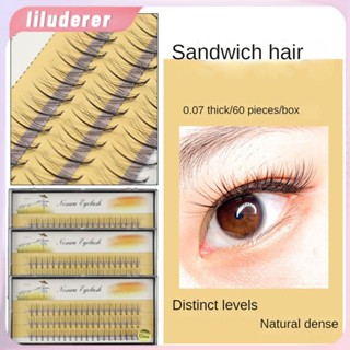 8/9/10/11/12/13/15 มม.ธรรมชาติ False Eyelash EXTENSION Deluxe Lashes Volume Flase ขนตาแฟน 3D ขนตา HO