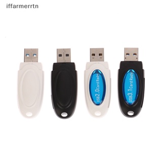 If 2 In 1 อะแดปเตอร์การ์ดรีดเดอร์ USB 3.1 SD TF USB 2.0 สําหรับคอมพิวเตอร์ แล็ปท็อป hye 1 ชิ้น