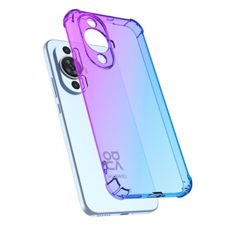 Huawei Nova 11 Pro Y91 11i P60 Pro 10se Y70 Plus Y90 4g สองสี ใส นิ่ม TPU เคสด้านหลัง