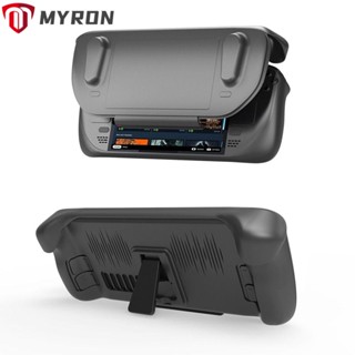 Myron TPU ฝาครอบป้องกัน ป้องกันการหล่น กันลื่น อัพเกรดรอยขีดข่วน บางพิเศษ พร้อมฐานขาตั้ง สําหรับคอนโซลไอน้ํา