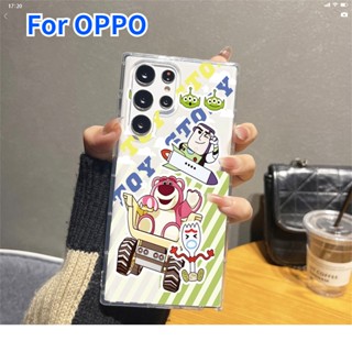 เคสโทรศัพท์มือถือ ซิลิโคนนุ่ม ใส ลายการ์ตูนทอยสตอรี่ สําหรับ OPPO A9 A5 A73 A33 2020 F1S F7 F11 F17 F19 F9 A3S F5 A83 A16 A16K A52 A53