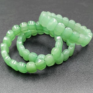 กําไลข้อมือ Aventurine ประดับหยก