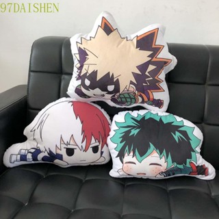 Daishen1 หมอนตุ๊กตานุ่ม รูปการ์ตูนอนิเมะ My Hero Academia Q Version Bakugou Katsuki Midoriya Izuku สองด้าน ของเล่นสําหรับเด็ก