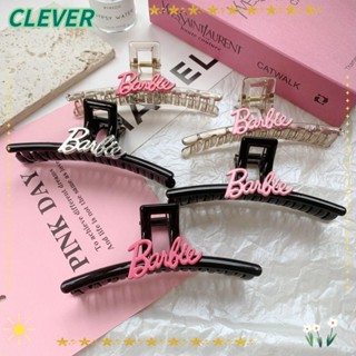 Clever กิ๊บติดผมอะคริลิค ลายตัวอักษร Barbie Kawaii DIY สําหรับตกแต่งผม