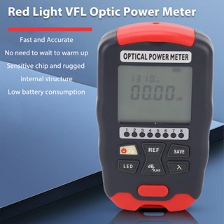 HaoJue 3 in 1 Optical Fiber Power Meter Sensitive Quick Response LED RJ45 Tester ‑70 to +10dbm