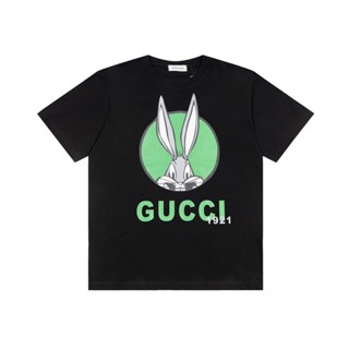 ใหม่ Gucc เสื้อแขนสั้น แฟชั่นสําหรับผู้ชาย และผู้หญิง