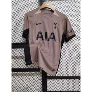 Fan Edition 2324 ใหม่ Tottenham 2 เสื้อยืดลําลอง แขนสั้น คุณภาพสูง ลายฟุตบอล