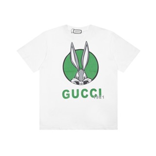 ใหม่ Gucc เสื้อยืดแขนสั้น ใส่สบาย สําหรับผู้ชาย และผู้หญิง