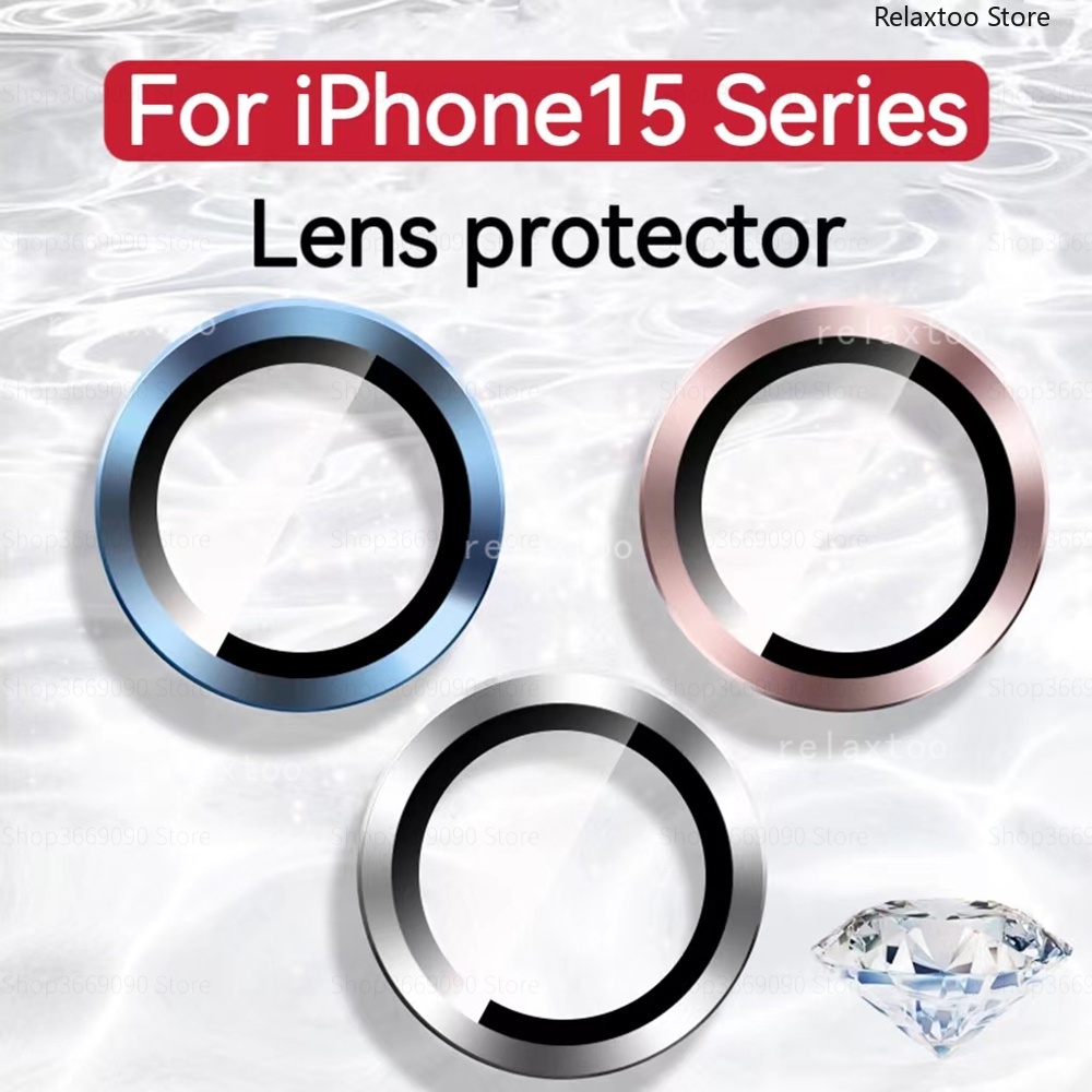 ฟิล์มกระจกนิรภัยกันรอยหน้าจอ เลนส์กล้อง ด้านหลัง 3D สําหรับ iPhone15 iPhone 15 Pro Max Plus 15Plus 15ProMax 5G 2023