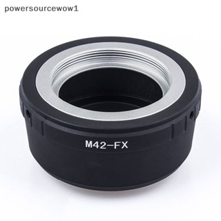 Wow อะแดปเตอร์เลนส์ M42-FX M42 สําหรับ Fujifilm X Mount Fuji X-Pro1 X-M1 X-E1 X-E2 TH