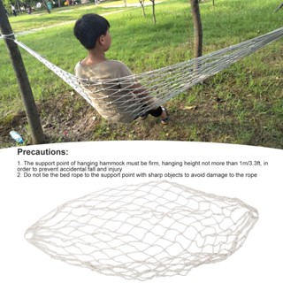 I Furniture Store เปลเชือกผ้าฝ้ายทอมือ ความจุ 263.6lb แบบพกพา สําหรับลานบ้าน ในร่ม กลางแจ้ง