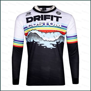 เสื้อกีฬาแขนยาว ทรงหลวม ลาย Drifit Jersey ขนาดใหญ่ สําหรับผู้ชาย