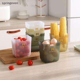 [springeven] ใหม่ กล่องเก็บอาหาร ผลไม้ เครื่องเทศ ในตู้เย็น 1 ชิ้น