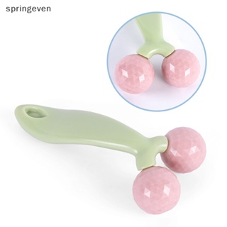 [springeven] ลูกกลิ้งนวดหน้า 3D หมุนได้ 360 องศา กระชับผิวหน้า ลดริ้วรอย