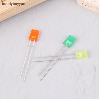 Bbth ไดโอดเปล่งแสง LED 2X5X7 ทรงสี่เหลี่ยม 257 5 สี 2*5*7 อุปกรณ์เสริม DIY 100 ชิ้น