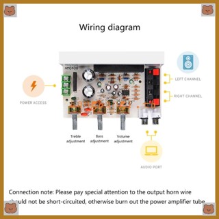 Bang 2 0Channel บอร์ดโมดูลขยายเสียง 50W+50W DIY DX-0408