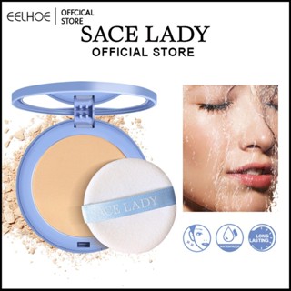 SACE LADY ORIGINAL Oil-control Compact Powder Waterproof Matte Face Powder ในสต็อก -eelhoe