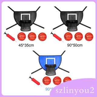 [szlinyou2] ห่วงบาสเก็ตบอล น้ําหนักเบา ประกอบง่าย สําหรับแทรมโพลีน สวน