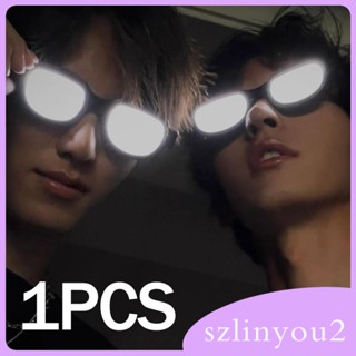 [szlinyou2] แว่นตาคอสเพลย์ มีไฟ LED แฟชั่น สําหรับผู้ใหญ่ เด็ก เหมาะกับงานปาร์ตี้ฮาโลวีน