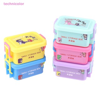 [technicolor] ใหม่ กล่องเก็บของเล่น ขนาดเล็ก สําหรับตกแต่งบ้านตุ๊กตา 1/12 พร้อมส่ง