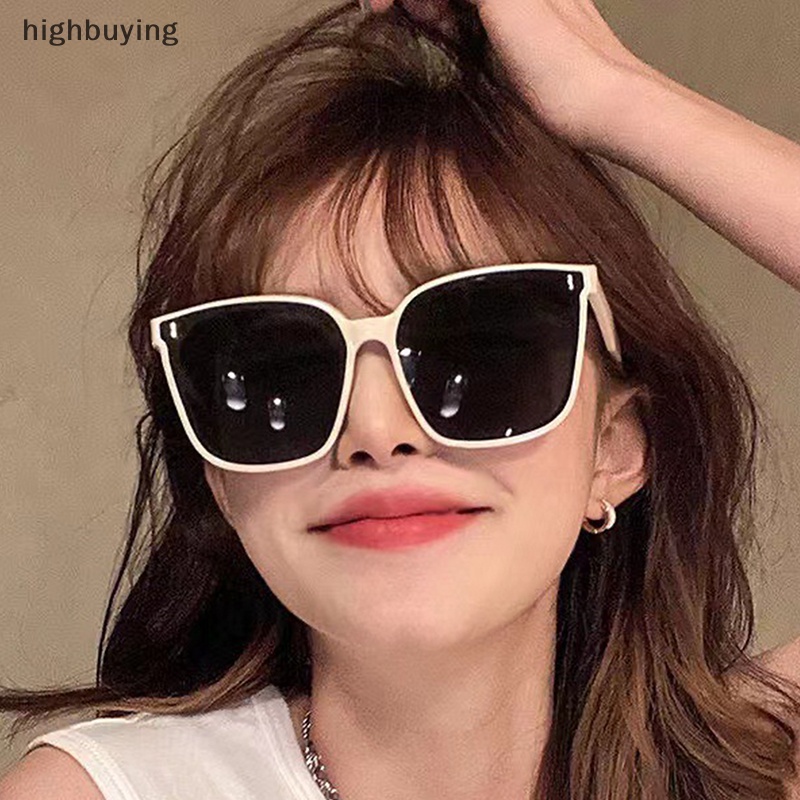 [highbuying] คลาสสิก วินเทจ สี่เหลี่ยม แว่นกันแดด ผู้หญิง ขนาดใหญ่ แว่นตากันแดด ผู้หญิง ผู้ชาย ย้อนยุค สีดํา แว่นตากันแดด แว่นตาใหม่ พร้อมส่ง